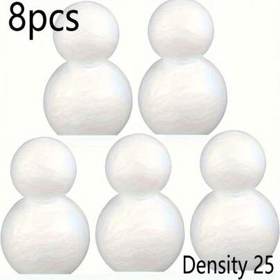 8 peças de bolas de ventilação macias, brinquedos de macarrão arco-íris, amassamento lento, brinquedos de apertar, podem aliviar, adequados para adultos e escritório, casa, em qualquer lugar, presentes de Natal