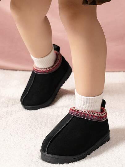 1-4 Years Old Toddler Snow Boots, Winter 2025 Baby Kids Shoes, Girls Fashion Snow Boots, Boys Thick Warm Boots