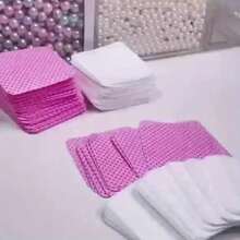 20/50pcs,Gel Nail Polish Remover Wipes Cleaner Nail Remover Lint Free Wipes Cleaner Paper Pad Wholesale Makeup Tools,Wear Resistant, Cleaner, Nail Art, Nail Polish Remover, Lint Free Wipes, Cleaner, Paper Pad