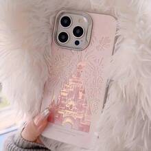 Dream Castle Laser Gold-Plated Fireworks Phone Case, High-End Aesthetics, Designer Phone Accessories, Fashionable Phone Case, Elegant Phone Cover, Laser Engraving Design, Premium Surface Treatment, High-Quality Materials, Phone Protective Case, Fashionable Phone Case, Technology Enthusiasts, Style-Oriented Buyers - 混合色 2 - 查看 7