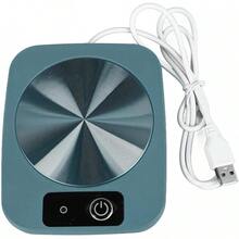 Calentador de Taza de Café, 55 ℃   Smart Constant Temperature Coaster USB Powered Milk Cup Heater Pad para Hogar, Cocina, Oficina (Azul) - Verde - Ver 1