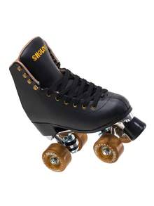 SHOLOV Offers A Pair Of Unisex Roller Skates Featuring A Luxurious Double-Layer Microfiber Leather Design. These Professional Indoor And Outdoor Quad Skates Are Suitable For Both Girls And Adults, And Make An Excellent Gift. - Black - View 4
