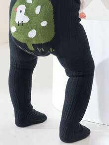 4pcs/Pack Cotton Cartoon Tights/Leggings For Toddlers & Kids - Multicolor - View 7
