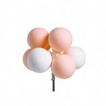 8pcs/Set Color Mini Balloon Cake Decoration For Birthday Parties Dessert Cake Decoration - Multicolor - View 9