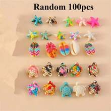 10/20/30/50/100pcs Assorted 3D Turquoise Sea Turtle Beads, Vibrant Natural Stone Jewelry Supplies, Suitable For DIY Bracelets, Necklaces, Earrings - Ocean Style Craft Series, Sea Turtle Jewelry - Multicolor - View 21