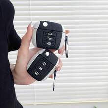 1pc Creative New Car Key AirPods3 3D Cartoon Pro/Pro3 Buds2/Buds3/3Pro Personalized Silicone AirPods1/2 Premium Pro (2nd Generation) Bluetooth Earphone Case Compatible With Apple