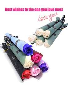 3/10 piezas Rosas artificiales, decoración de arreglos florales, regalo para novia/novio, Día de San Valentín, rosas, decoración floral para jarrón, regalos de boda para invitados y damas de honor, regalos del Día de la Madre, regalos geniales para mamá, decoraciones para sala de estar, comedor, pared, jardín, corona, dormitorio, planta artificial, Acción de Gracias, Navidad, fiestas, cumpleaños, regalos para mamá y papá, 1 pieza