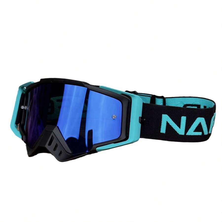 1pc Winter Ski Goggles Motorcycle Riding Protective Glasses Dustproof Mountain Bike Downhill Windproof Sunglasses - Multicolor - View 1