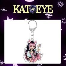 Katseye Keychain, Kpop Fans Merch Goods, Cartoon Cute Keychain, 2D Acrylic Flat Keychain, Bag Pendant Keychain, Collection Gift, Valentine's Day Gift, Birthday Gift