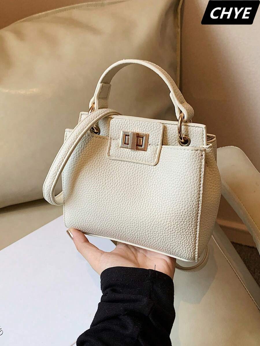 Fashionable Commuter Bag, Lightweight Luxury Women's Bag, Exquisite Crossbody Handbag PU Leather, Premium Versatile, Suitable For Work Occasions - White - View 1