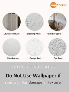 15.75x47.24/141.73/188.98 Inch, 1 Roll/1 PC, Superstiker Creative Floral & Striped Pattern Peel And Stick Removable Vinyl Wallpaper, High Definition, No Residue, DIY For Living Room, Bedroom, Wardrobe, Cabinet, Home Decor Wall Paper Wall Stickers Wall Decor Room Decor Wallpaper Peel And Stick - Multicolor - View 11