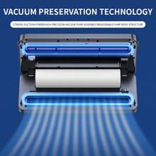 3300 Sealing Machine, Plug-In Vacuum Sealer, 1 Roll Sealing Bags, Multi-Functional Food Preservation Sealer, Compact & Portable, Keeps Food Fresh, Best Gift For Birthday, Father's Day, Mother's Day, Christmas
