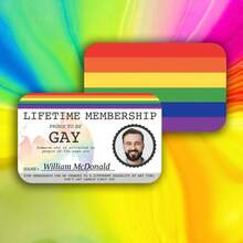 Custom Photo Name Gay Pride Card, Unique Gay Pride Keepsake, Perfect Gift For LGBT Friends, Personalised GAY CARD, Premium Lifetime Membership, Joke Meme, Funny Gift, Gift For Prank, Identity Card,Multi-Functional, Ornamental,Reusable,Adorable,High-Quality,Cute,Modern,Custom,Personalized,Unique,Ideal Gifts For Him,Ideal Gifts For Her Birthday Graduation,Slow Summer Living,Customized Crafts,Chic Autumn,Home & Living,Christmas Home Atmosphere,Souvenirs,Elegant Living,Artful Living - Multicolor - View 11