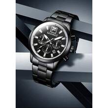 FILA Reloj cronógrafo deportivo de cuarzo FILA - Esfera redonda con marcas de cuarto audaces, pulsera de acero inoxidable - Elegante y diseñado para estilos de vida activos y como regalo