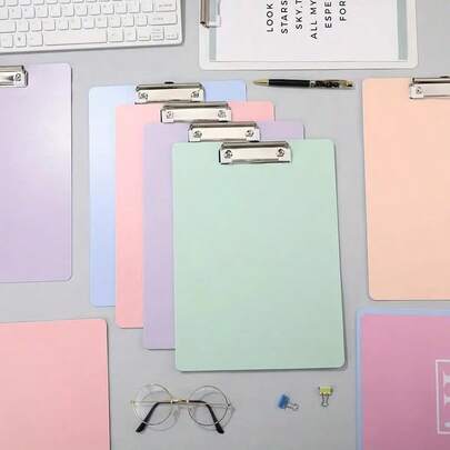 3pcMultifunctional A4 Writing Board, Durable Office Clipboard And File Folder Set, Suitable For Office, Home And School Use