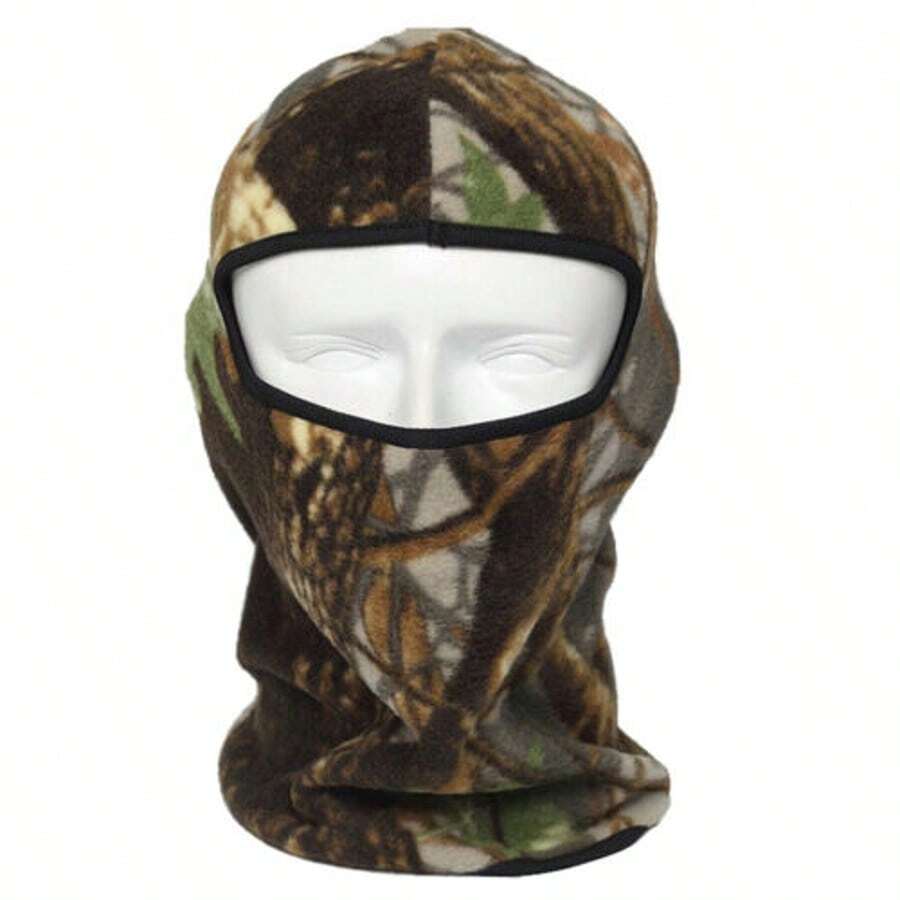 Cold Weather Balaclava Windproof Fleece Hood For Hunting Ski Full Face Mask