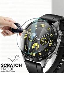 2pcs Watch GT 1 GT 2 GT 4 46mm 41mm 42mm Screen Protector Film Scratch Resistant 3D Glass Film Watch GT4 41 46mm And Galaxy Watch 5 6 7 Ultra FE 40/44/43/47mm