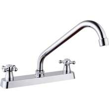 Mezcladora para Baño y Cocina |   Alta Durabilidad y Diseño |   FONTHY (500111) - Cruz cromada de 8 pulgadas - Ver 9