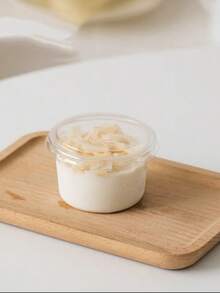 25/50sets 5oz Reusable Covered Party Cups, Cake Cups For Frozen Yogurt, Coconut Jelly And Oatmeal Bowls, Durable And Shatter-Proof Dessert Cups, Cream Puff Boxes, Transparent Dessert Containers, Suitable For Cakes, Mousse, Cupcakes And Ice Cream