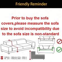 1PC 1/2/3/4 Seats Elastic Corn Grain Sofa Cover Solid Color Anti Slip Living Room And Bedroom Sofa Cover Dustproof Sofa Cover Sliding All Inclusive Four Season Sofa Cover Detachable Sofa Cover Home Decoration Suitable For Sofas 90-125cm(35-49in) Long / 2 Seat :Suitable For Sofas 145-170cm(57-67in) Long / 3 Seat :Suitable For Sofas 190-210cm(74-83in) Long / 4 Seat :Suitable For Sofas 235-280cm(92-110in) Long