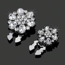 مجموعة أزرار معدنية مزخرفة بالراين ستون بشكل أنيق 1 قطعة/2 قطعة/4 قطع، ديكور فاخر متعدد الاستخدامات ملائم للكنزات والسترات والقمصان والبدل والفساتين والمعاطف وغيرها، مستلزمات خياطة DIY