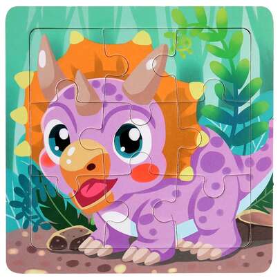 Bộ 3/5/10 miếng ghép hình động vật hoạt hình, hình minh họa hoạt hình, màu sắc tươi sáng cao cấp, nội dung phong phú và nhiều chủ đề; rèn luyện khả năng tập trung và tư duy logic; quà tặng tiệc sinh nhật. Họa tiết ngẫu nhiên
