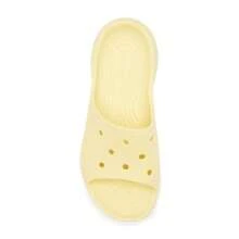 Crocs Platform Slide Sandal | Fall Fashion | Women Flip-Flops - Daylilies - View 5