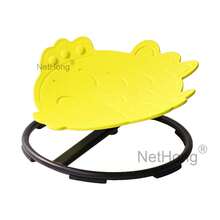 Customized Sensory Play Equipment Carp Shape Non-Slip Kids Spinning Chair - Yellow - View 1