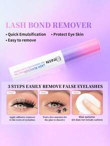 10/5/3/1 unidades Pegamento y sellador de pestañas de 10ml, removedor de 5ml, resistente al agua y de larga duración para uso todo el día, 2 en 1 para extensiones de pestañas DIY