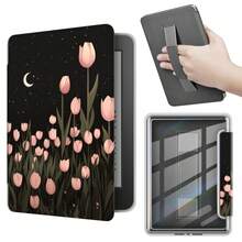 For Kindle Paperwhite 12th Gen 7 Inch 2024 Colorsoft E-Reader Case Smart Cover SA568B SA569P Hand Support Acrylic Protective Shell Auto Wake/Sleep Folio Cover