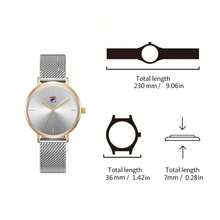 Đồng hồ FILA Elegant mặt số 36mm siêu mỏng bằng thép không gỉ dạng lưới – Thiết kế tối giản hiện đại, phong cách sang trọng nhẹ nhàng độc đáo - Một cỡ - Xem 4