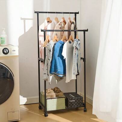 1 قطعة رف ملابس من الأرض إلى السقف، تصميم عصري وأنيق، مثالي لتنظيم الأحذية والقبعات، رف ملابس منزلي متعدد الاستخدامات، مناسب للشرفة الداخلية أو الغرفة، يوفر مساحة تخزين إضافية، رف ملابس بسيط وسهل التركيب، مثالي لموسم الأعياد والتجمعات العائلية، يضفي لمسة جمالية على ديكور المنزل، خيار مثالي لعشاق التنظيم والديكور العصري، يضمن لك ترتيبًا مثاليًا في كل زاوية من زوايا منزلك.