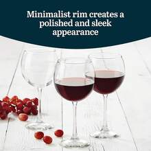 Copas de vino tinto redondas Vina (Juego de 6), 18 1/4 oz, Transparentes - 1 - Ver 4