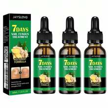 Nail Fungus Treatment & Nail GrowthSerum | Ginger Foot Spray & Plant Essential Oil Essencefor Day Nail Treatment-Cosmetic NourishingStrengthener Oil, Anti-Infection Care & Toenail Repair