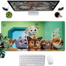 1pc  Cartoon Characters Printed XXL Mousepad, Multi-Functional Desk Mat For Gaming, Office, Soft Rubber Material With Non- Base, Smooth Surface, Ideal Gifts For Kids, Family And Friends, Mouse Pads For Desk