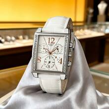 Casio Sheen 30m Waterproof Fashionable Quartz Movement Leather Strap Japanese And Korean Watch Women's Watch White Dial SHN-5008L-7ADR