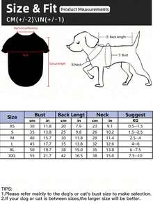 Autumn/Winter Dog Fleece Jacket Outdoor Leash Attached Half Zip Baseball Coat, Suitable For Small Dogs & Cats - Blue - View 2