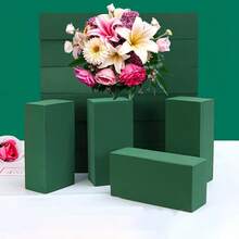 10 blocuri de spumă florală verde romantică (dimensiuni 10,9 cm x 7,3 cm x 4,4 cm), spumă de înaltă densitate, cu dublă utilizare, umedă/uscată, potrivită pentru decorațiuni cu flori proaspete și artificiale, potrivită pentru obiecte de artizanat lucrate manual, aranjamente centrale pentru masă de nuntă și petreceri, potrivită pentru 30 de scene, decorațiuni de nuntă, decorațiuni pentru evenimente, decorațiuni multifuncționale, decorațiuni durabile, decorațiuni pentru petreceri, spumă decorativă, decorațiuni de lungă durată, blocuri decorative din spumă, organizatori de evenimente.