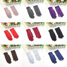 A Pair Of 22cm Milk Silk Elastic Short Riding Gloves, Suitable For Clothing Cosplay, Performances, And Fashion Decoration Holiday Gloves Christmas