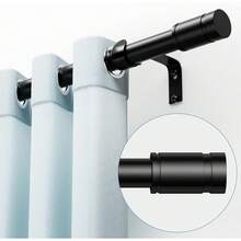 Curtain Window Rods - White - View 8