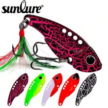 11g Señuelo de pesca con lentejuelas metálicas, cebo de pesca de 5.5cm y 8 colores con plomo, señuelo con forma de pez y gancho sencillo, cebo de pesca realista para pesca en el mar