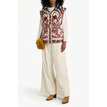 FARM Rio Reversible Belted Printed Shell Jacket | - Cream - View 6