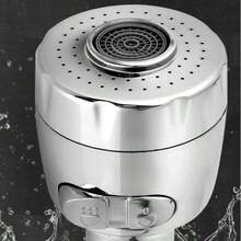 1 Stück 2-stufiger Küchenarmatur Verlängerung, universell drehbar, spritzwassergeschützt aus Edelstahl, Druckwasserdüse, Duschkopffilter