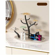 1 件豪华树干珠宝架，珠宝展示架，耳环项链戒指发带桌面收纳架，高端珠宝收纳架 - 彩色 - 查看 3