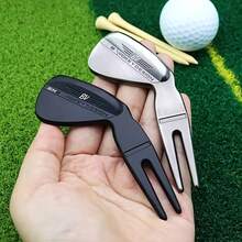 2025 New Hot Selling High Quality Golf Turf Repair Tool Creative Golf Club Green Fork Accessories Lawn Repair Tool - 黑色 - 查看 8