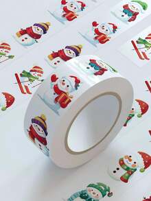 500/2500 Stücke Weihnachtsmann Aufkleber für Kinder Laptops, Wasserflaschen, Handys, Geschenkboxen, Umschläge, Siegeletiketten, Weihnachtsdekoration, Geschenke, Spielzeug