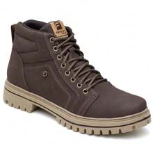 Men's Combat Boot Comfortable, Resistant, Urban And Casual - 鏽棕色 - 查看 1