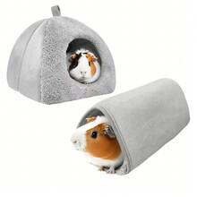 Guinea Pig Hideout Washable Guinea Pig Tunnel Set Guinea Pigs Toys Guinea Pigs Cage Accessories For Small Animal Mouse Hamster Hedgehogs Rats Small Animal Bed