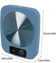 Calentador de Taza de Café, 55 ℃   Smart Constant Temperature Coaster USB Powered Milk Cup Heater Pad para Hogar, Cocina, Oficina (Azul) - Verde - Ver 3