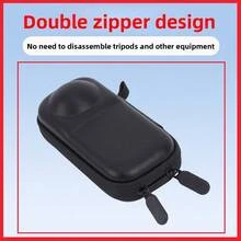 Estuche de transporte con correa para la muñeca y mosquetón para Insta360 X5 X4, paquete protector